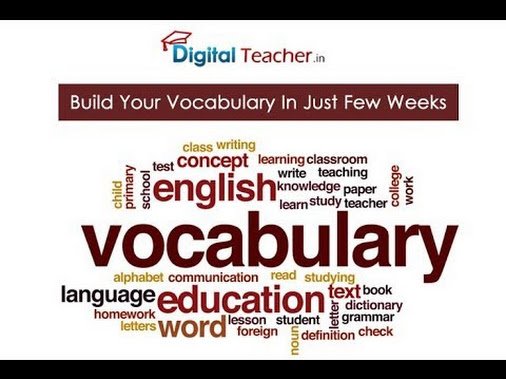 To improve English spoken skills with the help of English vocabulary