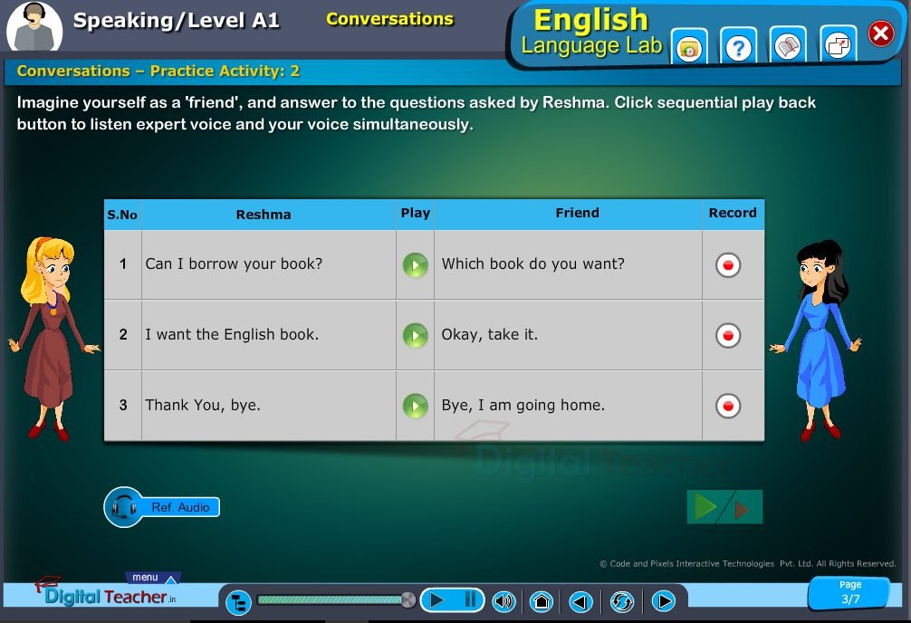 Speaking level a1 speaking conversation activity