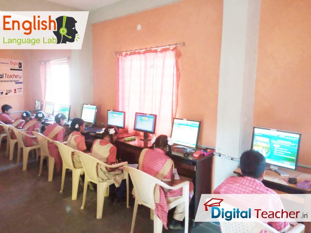English Language Laboratory classroom.
