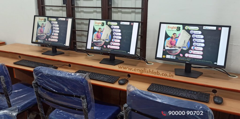 Digital English language lab software