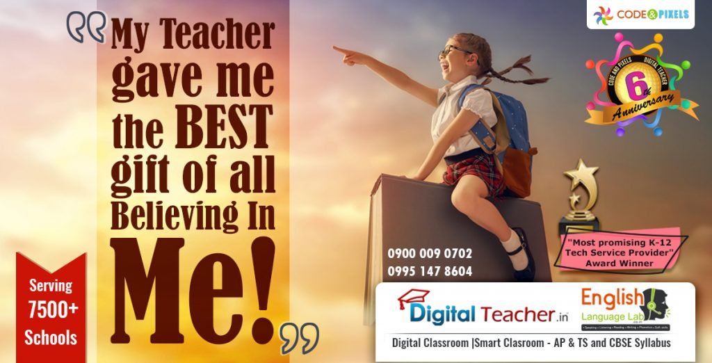Believe in yourself - Digital teacher, K12