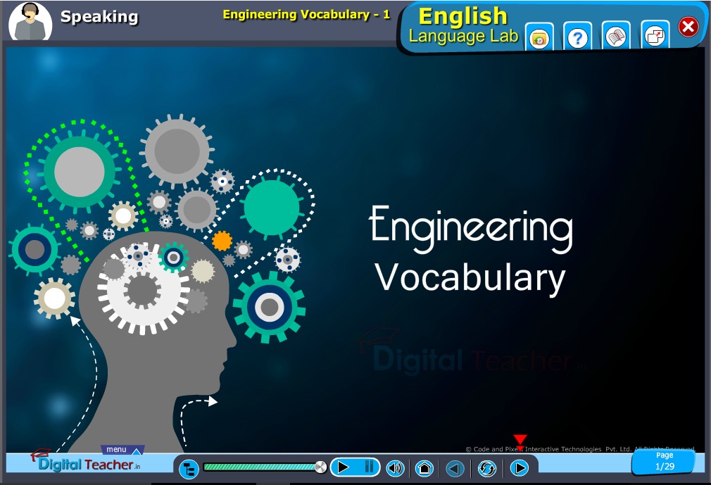 English Language Lab Engineering Vocabulary